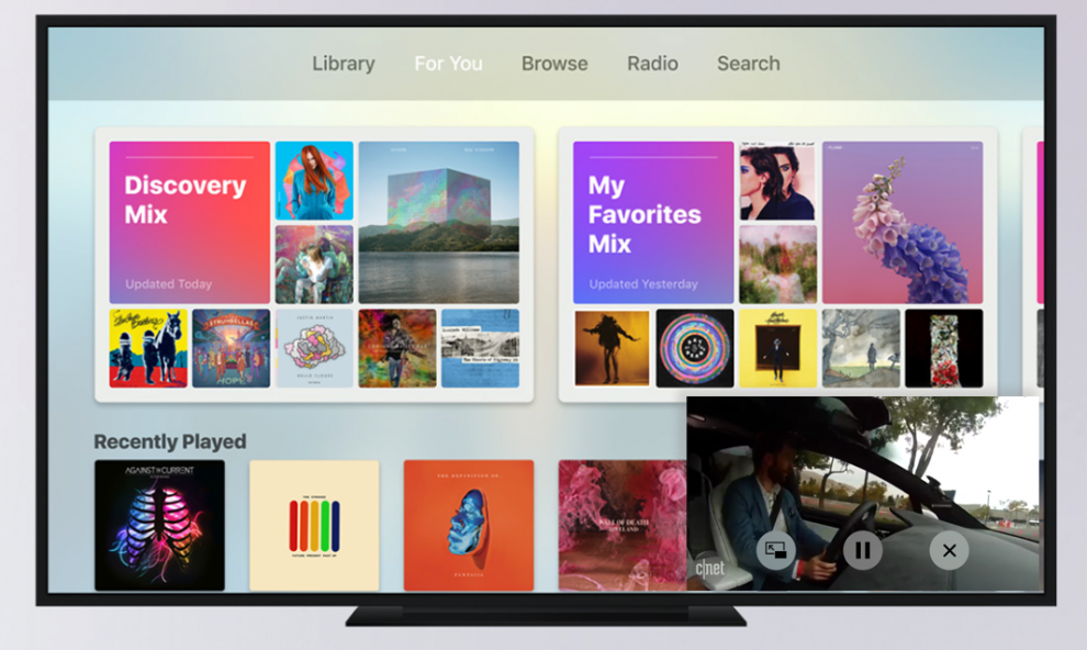 Apple TV introduces a new feature Picture-in-Picture to the Apple TV app Beta